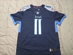 Nike para hombre A.J. Camiseta de fútbol americano marrón #11 de los Tennessee Titans de la NFL en el campo talla XL - Imagen 1 de 4
