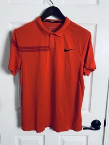 Nike Roger Federer RF 2018 Halle Polo Tennis Shirt Large Rafa Nadal Alcaraz - Picture 1 of 15