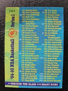 1994-95 Topps Stadium Club Basketball Series 2 Checklist #2 of 3 - Picture 1 of 2