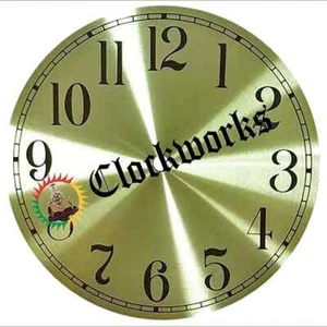 Round Gold Clock Dial - Picture 1 of 1