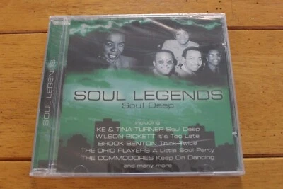 SOUL LEGENDS - SOUL DEEP - VARIOUS ARTISTS CD [NEW SEALED] *CRACKED CASE* - Image 1 of 4