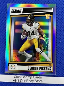 2022 #SP-383 George Pickens Panini Chronicles Puntuación Fútbol Prizm Steelers RC - Imagen 1 de 2