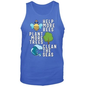 Earth Day Save The Earth Help More Bees Plant More Trees Tanktop - Bild 1 von 8