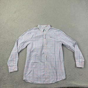 Vineyard Vines Shirt Boys Large (16) Kids Whale Shirt Plaid Logo Button Down - Picture 1 of 9