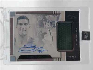 BROOK LOPEZ 2023-24 PANINI ONE AND ONE PATCH AUTOGRAPH AUTO 75/99 - Picture 1 of 2