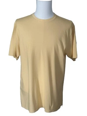 Мужская футболка с коротким рукавом Alex Cannon Supima из хлопковой смеси красивая мягкая желтая - Изображение 1 из 4