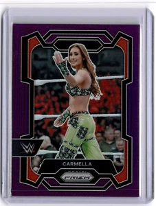 Carmella 2024 Panini Prizm WWE Purple Prizm #200 WWE Raw #046/149 - Picture 1 of 2