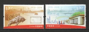 P.R. OF CHINA 2018-34 40TH ANNIV. OF REFORM & OPENING UP 改革開放 COMP. SET 2 STAMPS - Picture 1 of 3