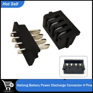 Ebike Battery Power Discharge Connector 4Pin Male Female For Hailong Power Plug - Picture 1 of 9