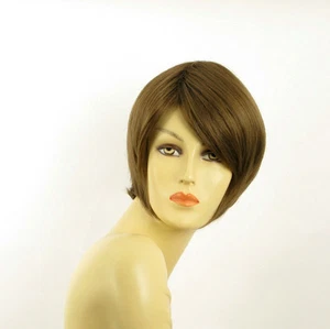 Perruque femme courte châtain clair doré ALINE 12 - Picture 1 of 10