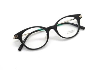 MATSUDA M2022 MBK Matte Black/Gold 47mm Titanium Eyeglasses - Picture 1 of 8