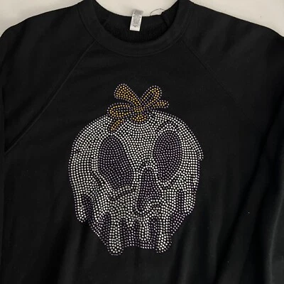 Suéter Calavera Estrás Negro Lona Bella Talla L Foto 1 de 4