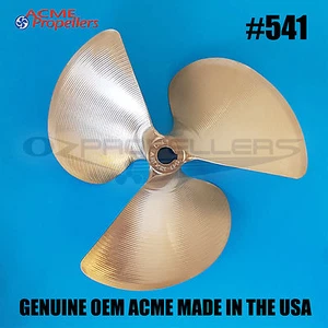 541 ACME Ski Wake Boat Propeller Prop 13 x 12 (3 Blade) 1" Left Hand Turn - Picture 1 of 1