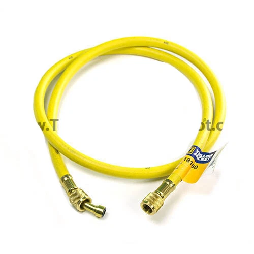 Yellow Jacket 18160 PLUS II "B" Hose, 60" Length, 3/8"fl x 3/8" 45°