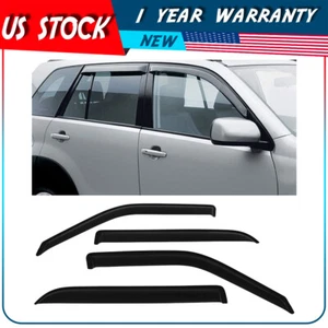 4PCS Window Visor Vent Shade Rain Guards For 1997-2017 Ford Expedition - Picture 1 of 21