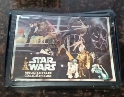 Vintage 1977 Star Wars Mini-Action Figure Collections Case Good Shape Fast Ship - Image 1 of 4