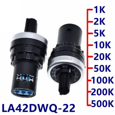 MARKENLOS 1K 2K 5K 10/50K Inverter Motor Speed Control Regulator Potentiometer LA42DWQ-22