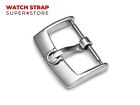 18mm SILVER Tongue Classic Buckle For OMEGA Leather Watch Strap Band Clasp Pins