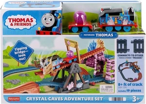 Thomas and Friends Motorized Toy Train Set Crystal Caves Adventure, NEW - Picture 1 of 8