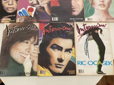 Interview Magazine Andy Warhol 1987 11 issues  - Image 1 of 3