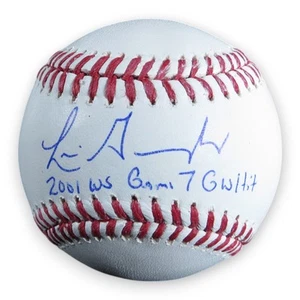 Luis Gonzalez Signed Autograph Baseball "2001 WS Game 7 GW Hit" Diamondbacks JSA - Picture 1 of 3