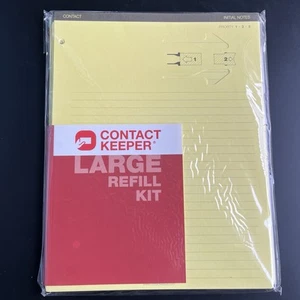 Contact Keeper grande ricarica kit di ricambio porta biglietti da visita e appunti NUOVO - Foto 1 di 4