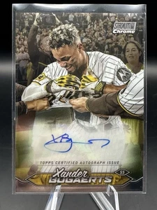 2024 Topps Stadium Club Xander Bogaerts Chrome Auto San Diego Padres - Picture 1 of 2