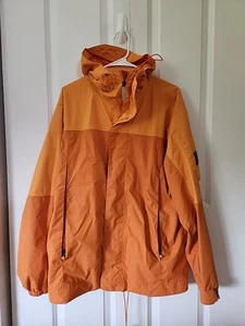 Burton Snowboarding Winter Windbreaker Men's Large Full-Zip Hooded Jacket - Picture 1 of 14