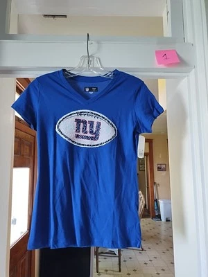 Camisa grande de los New York Giants para niñas Foto 1 de 4