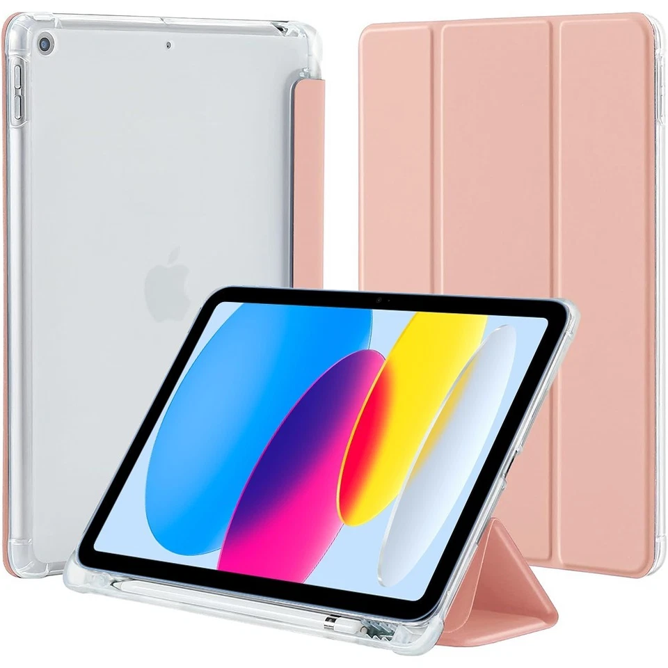 Coque pour iPad A16 iPad Air 10,9/11/13 M2 M3 iPad Pro 11/12,9 avec Porte-Stylet - Photo 1/4