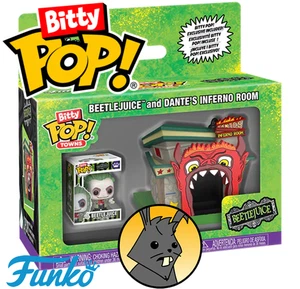 Beetlejuice and Dante's Inferno Room - Bitty Pop! Towns - Funko Tim Burton - Imagen 1 de 6