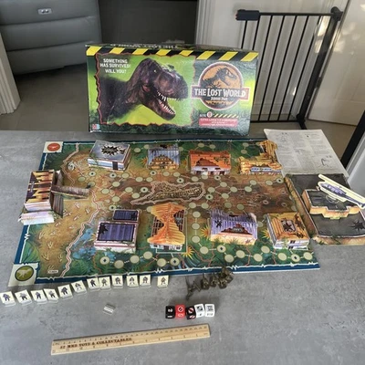 The Lost World Jurassic Park Board Game - MB Games - 1996 - Fully Complete Rare - Image 1 of 4