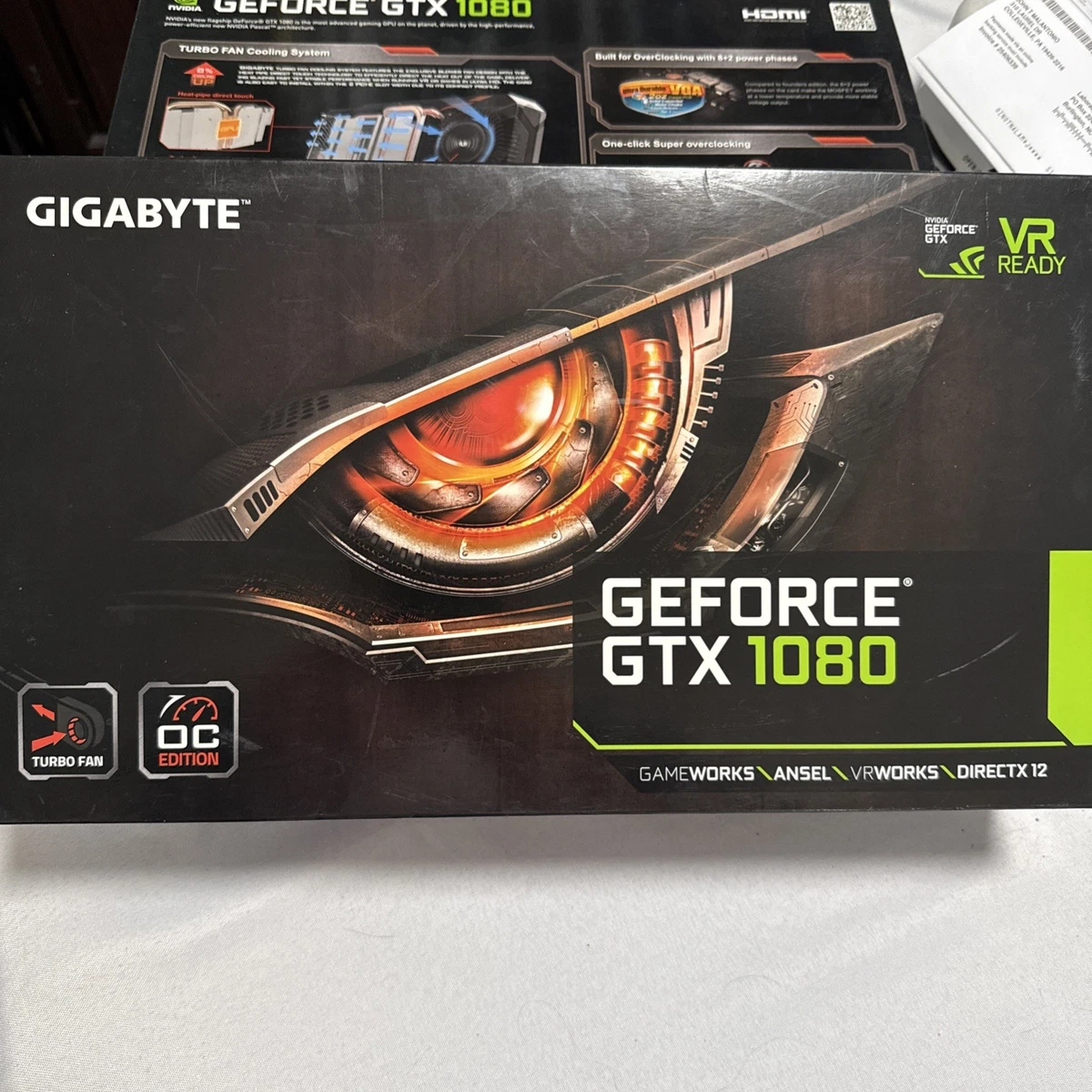 GIGABYTE NVIDIA GeForce GTX 1080 NVIDIA Computer Graphics Cards