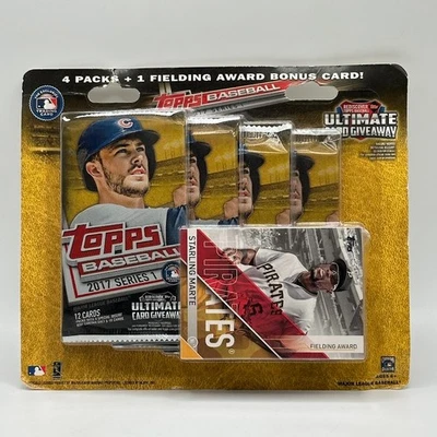 Topps Baseball 2017 Serie 1 Sigillato 4 Confezione Blister Aaron Giudice RC ? - Immagine 1 di 2