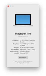 Retina MacBook Pro (mid 2012) - Afbeelding 1 van 1