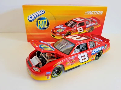 Dale Earnhardt Jr 2003 acción 1/24 NASCAR diecast Oreo Ritz Bank edición limitada Foto 1 de 4