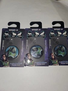 Lot de 3 supports de poignée de téléphone universel Disney Buzz Lightyear SPINPOP - Photo 1 sur 1