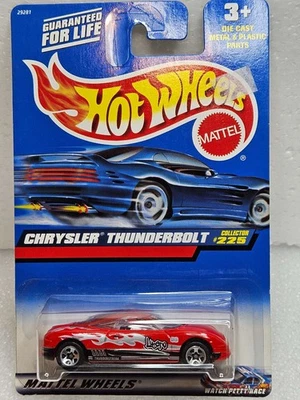 Hot Wheels Chrysler Thunderbolt Die-Cast Toy Car Red Collector 2000  # 225 NOS - Image 1 of 4