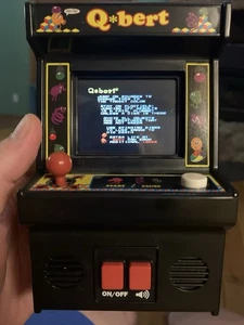 Q'Bert Mini Arcade Game 2016 Working and in Good Condition. Fun. Miniature. - Picture 1 of 10