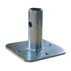 Placa base de acero galvanizado de alta resistencia de 5,9" marco de andamio base estable - Imagen 1 de 3