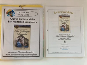 Andrea Carter San Francisco Smugglers Enrichment Guide Lapbook Unit Study New! - Picture 1 of 12