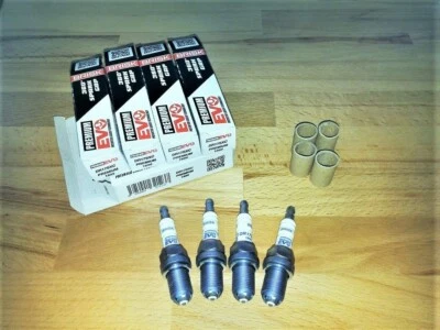 4x BRISK DR17SXC Evo Laser Multipoint Silver Electrode Upgrade Spark Plugs - Image 1 of 4