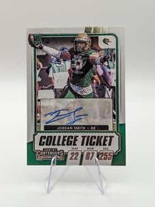 Jordan Smith 2021 Panini Contenders Draft Picks Auto RC #291 UAB