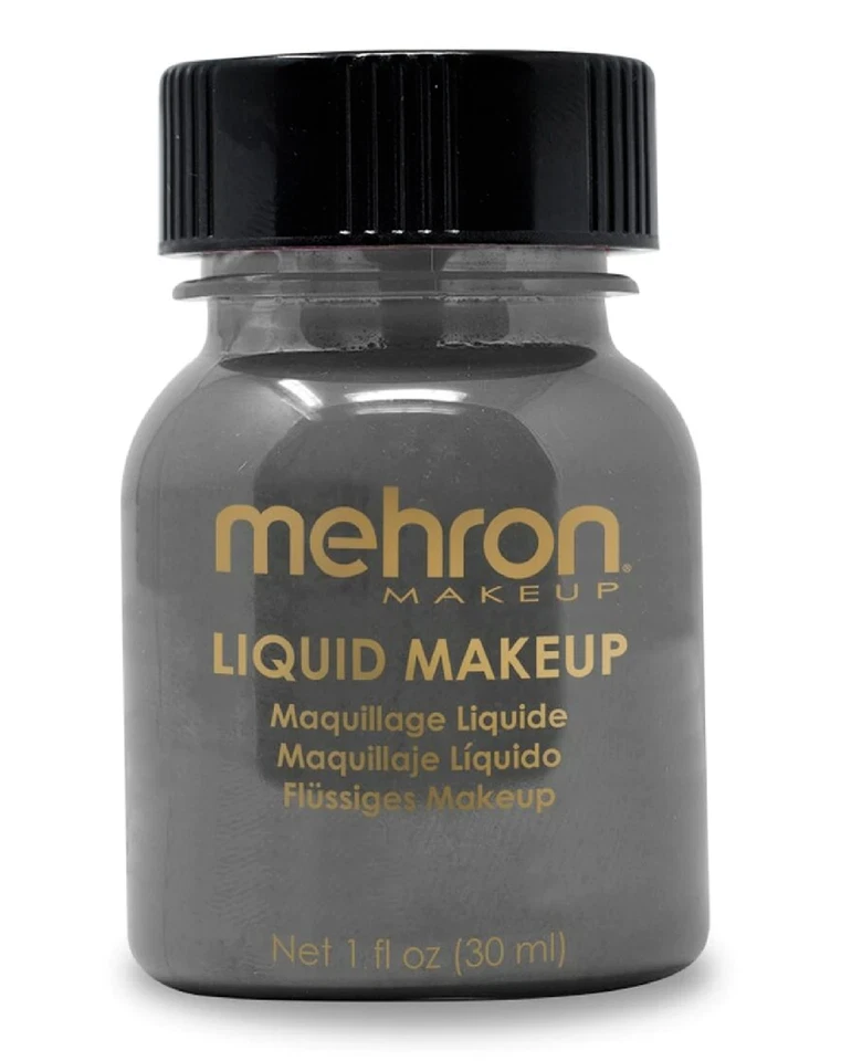 Theatrical Makeup Brown Body and Hair Mehron Liquid Makeup
