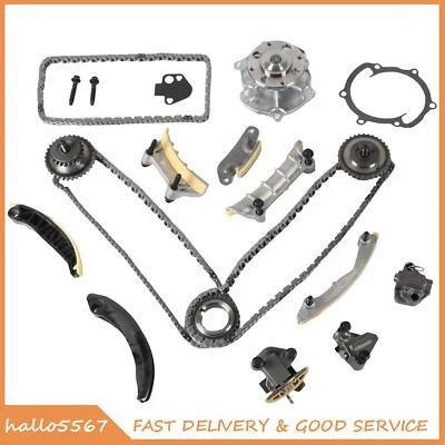 Timing Chain Kit Water Pump For 2007-2011 Cadillac STS 2011-15 GMC Acadia 3.6L - Image 1 of 4