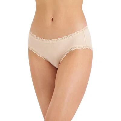 Calcinha Jenni Feminina Acabamento em Renda Hipster Chai Nude Nova Com Etiqueta Plus Size XXXL - Imagem 1 de 4