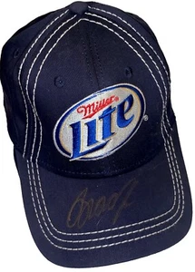 Brad Keselowski Hand Signed Auto Nascar Adjust  Miller Lite Hat Penske Tag #2 - Picture 1 of 11