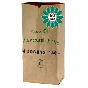 EcoSack 140L compostable bags (60 bags) - Picture 1 of 1