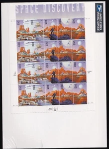 Scott #3242a Space Discovery Sheet of 20 Stamps - Sealed White - Picture 1 of 3