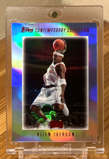( /225 ) Allen Iverson 2003-04 Topps Contemporary Collection Red Refractor #86